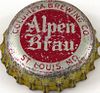 1939 Alpen Brau Beer Cork Backed crown Saint Louis, Missouri