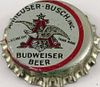 1937 Budweiser Lager Beer (metallic wings) Cork Backed crown Saint Louis, Missouri
