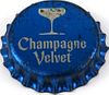 1959 Champagne Velvet Beer Cork Backed crown Terre Haute, Indiana