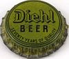 1941 Diehl Beer Cork Backed crown Defiance, Ohio