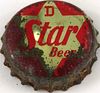 1953 Dubuque Star Beer Cork Backed crown Dubuque, Iowa