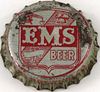 1945 EMS Beer Cork Backed crown East Saint Louis, Illinois