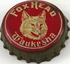 1933 Fox Head Beer Cork Backed crown Waukesha, Wisconsin