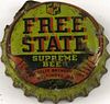1943 Free State Supreme Beer Cork Backed crown Baltimore, Maryland