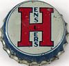 1942 Hensler's Beer Cork Backed crown Newark, New Jersey