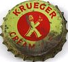 1956 Krueger Cream Ale (yellow) Cork Backed crown Newark, New Jersey