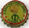 1946 P. Ballantine & Sons ~NC 1¼¢ tax Cork Backed crown Newark, New Jersey