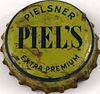 1940 Piel's Pielsner Beer Cork Backed crown Brooklyn, New York