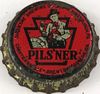 1940 Pils'ner Beer ~PA Pint Tax Cork Backed crown Pittsburgh, Pennsylvania