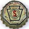 1938 Schreiber Brewing Co. ~PA Pint Tax Cork Backed crown Buffalo, New York