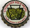 1947 Stegmaier Gold Medal Beer ~PA Pint Tax Cork Backed crown Wilkes-Barre, Pennsylvania