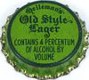 1933 Old Style 4% Lager Beer Cork Backed crown La Crosse, Wisconsin