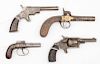 19th Century Pistols, Lot of Four 
