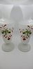 Large Pair of Glass Vases With Enamel Accents of