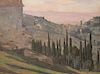 Andre Strauss (French 1885 - 1971) Florentine Landscape