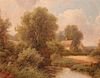 Robert Robin Fenson (English 1889-1914) Landscape with Cottage