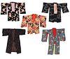 Five Japanese Kimonos