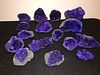 16 Assorted Geodes Purple
