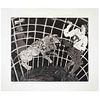 FRANCISCO TOLEDO, Untitled, Signed, Drypoint engraving 9/25, 9.4 x 11.8" (24 x 30 cm) image / 12.7 x 15.1" (32.5 x 38.5 cm) paper | FRANCISCO TOLEDO, 