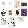 PICASSO,  MIRÓ, PALLUT, Derriere Le Miroir, Hommage a Georges Braque, Unsigned, Lithographies and reproductions, 14.9 x 11.2 x 0.7" (38 x 28.5 x 1.8 c
