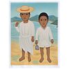GUSTAVO MONTOYA, La playa, from the series Niños Mexicanos, Signed, Serigraph 172/250, 23.2 x 17.7" (59 x 45 cm) image/ 25.5 x 19.2" (65 x 49 cm) pape