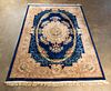 LARGE SAVONNERIE HAND WOVEN RUG, 10' X 13'1"