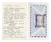 Darboven, Hanne Korrespondenz - Briefe/Lettres 1967-1975. 2015. 9 (von 10 Bde.) inkl. Begleitband in Lwd.-Box mit Titelschild auf Deckel u. Rücken. Im
