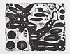 Penck (eig. Ralf Winkler), A.R. o.T. (Komposition). Lithographie auf chamoisfarben BFK Rives. 53,9 x 67,3 cm (691,5 x 79,5 cm). Signiert und nummerier