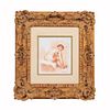 AFTER RENOIR FEMALE NUDE LITHOGRAPH GILTWOOD FRAME