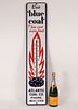 Blue Coal RI Advertising Thermometer Sign