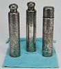 3PC Tiffany & Co. Sterling Silver Scent Bottles