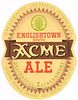 1937 Acme Englishtown Ale 32oz One Quart WS8-13 Los Angeles, California