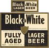 1938 Black & White Lager Beer 11oz WS35-17 San Francisco, California