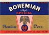 1937 Bohemian Style Special Premium Beer 12oz PA58-05 New Castle, Pennsylvania
