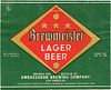 1939 Brewmeister Lager Beer 11oz WS8-22 Los Angeles, California