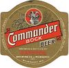 1939 Commander Bock Beer 12oz WI290-13 Milwaukee, Wisconsin