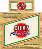 1949 Dick's Pilsener Beer 12oz IL97-14 Quincy, Illinois