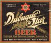 1937 Dubuque Star Beer 64oz Half Gallon CS6-21v Dubuque, Iowa