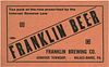 1936 Franklin Beer No Ref. PA122-05t Wilkes-Barre, Pennsylvania