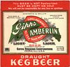 1936 Gipps Amberlin Draught Keg Beer 64oz Half Gallon IL91-21 Peoria, Illinois