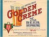1935 Golden Creme Beer 22oz WS21-24 Vernon, California
