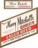 1940 Harry Mitchell's Quality Lager Beer 12oz WS101-01 El Paso, Texas