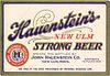 1936 Hauenstein's New Ulm Beer 12oz CS93-9 New Ulm, Minnesota