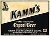 1939 Kamm's Export Beer 12oz CS28-20 Mishawaka, Indiana