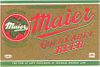 1936 Maier Gold Label Beer 11oz WS17-20 Los Angeles, California