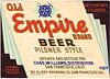 1937 Old Empire Beer 11oz WS36-23 San Francisco, California