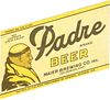 1933 Padre Beer 22oz WS17-14V Los Angeles, California