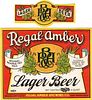 1934 Regal Amber Lager Beer 32oz One Quart WS44-11 San Francisco, California