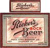 1937 Rieker's Bock Beer 12oz PA45-13 Lancaster, Pennsylvania