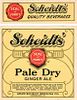 1935 Scheidt's Pale Dry Ginger Ale No Ref. PA59-06 Norristown, Pennsylvania
